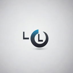 Design a creative logo symbolizing the volume of a sphere using letter 'L'. The logo should be unique, innovative and carry a modern aesthetic.