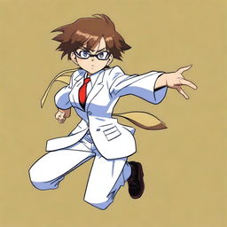 Create an image of Haibara from Detective Conan in a dynamic pose.