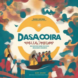 Create a book cover for a book titled 'Diaspora Journey: Philippine Migration and Diaspora Narratives'