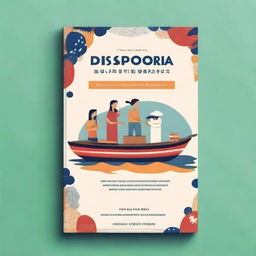 Create a book cover for a book titled 'Diaspora Journey: Philippine Migration and Diaspora Narratives'