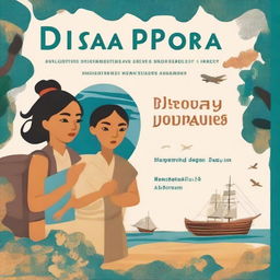 Design a book cover for the title 'Diaspora Journey: Philippine Migration and Diaspora Narratives'