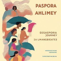 Design a modern book cover for the title 'Diaspora Journey: Philippine Migration and Diaspora Narratives'