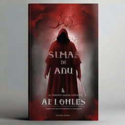 Create a captivating book cover for a story named 'Almas de Sangue'