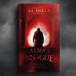 Create a captivating book cover for a story named 'Almas de Sangue'