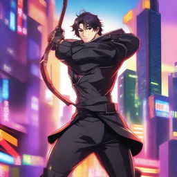 Design a book cover in a Japanese anime style