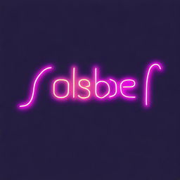 Create an image featuring the name 'Isabel' illuminated by a neon-style glow.