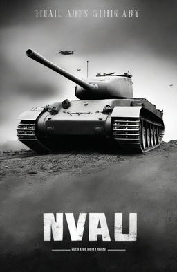 Create a beautiful historical book cover titled 'WWII'