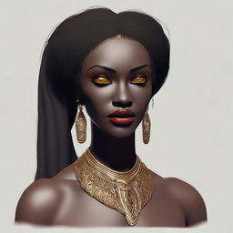 Generate an image of Jamila, the first Vampire to walk the earth