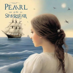 Revise the image of the book cover to show Pearl Sparrow from the back, so her face is not visible