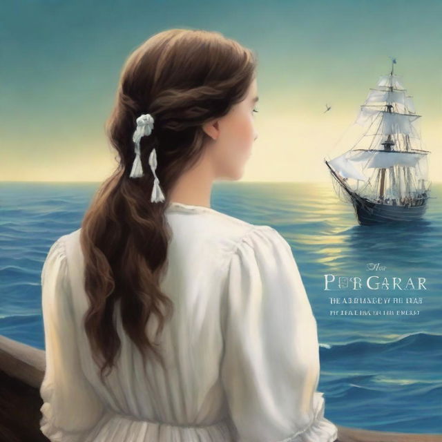 Revise the image of the book cover to show Pearl Sparrow from the back, so her face is not visible