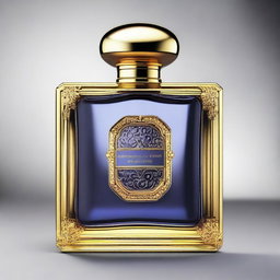 Generate an image of a luxury perfume bottle