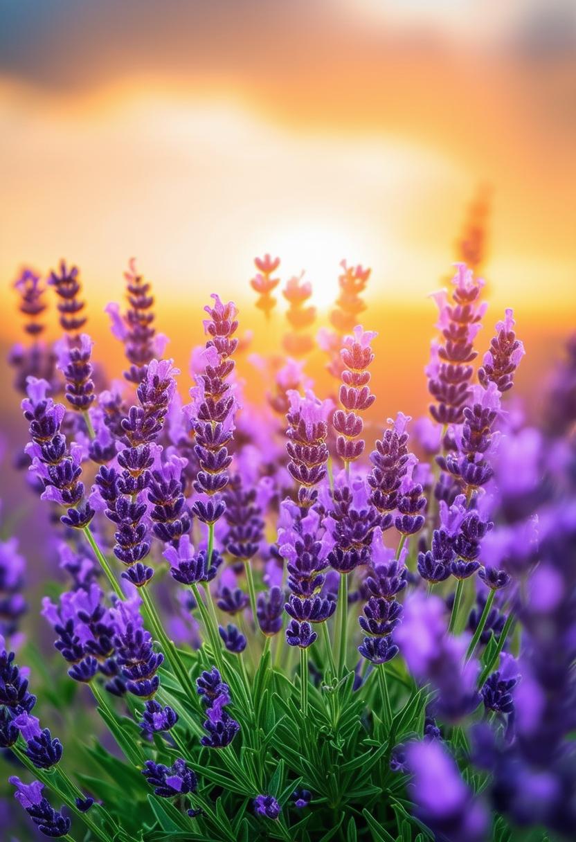 A minimalistic Christian book cover titled "Good Morning Thursday" featuring a high-definition photograph of a vibrant lavender bush as the background