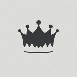 Generate an image of a burger crown with a dark cover