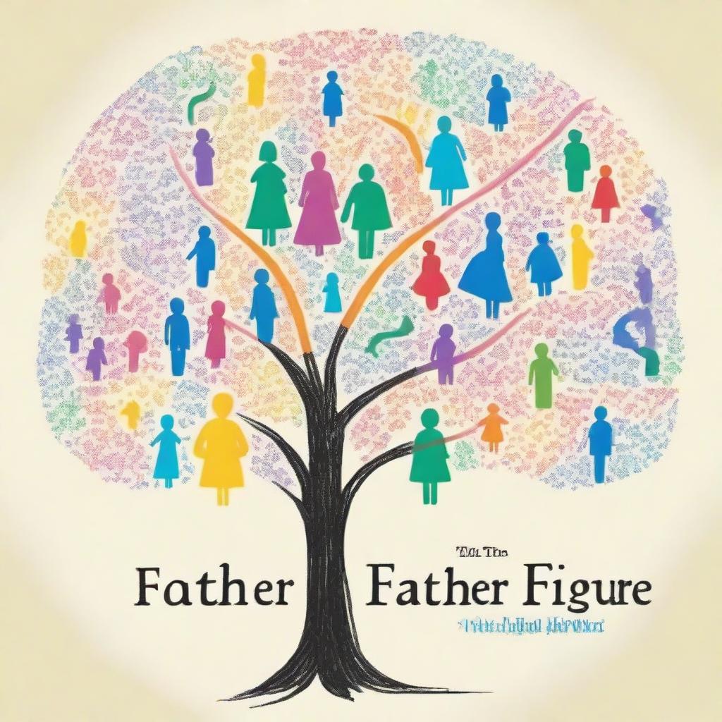 Generate an image of a book cover for an English novel titled 'The Father Figure' by H