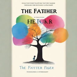 Generate an image of a book cover for an English novel titled 'The Father Figure' by H