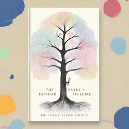 Generate an image of a book cover for an English novel titled 'The Father Figure' by H