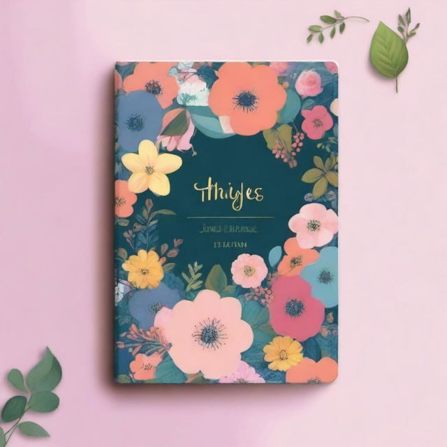 Generate an image of a beautifully designed, colorful and creative journal planner