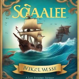 Create a book cover for a young adult fantasy novel titled 'SCALES'