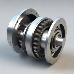 A detailed and accurate representation of a mechanical differential