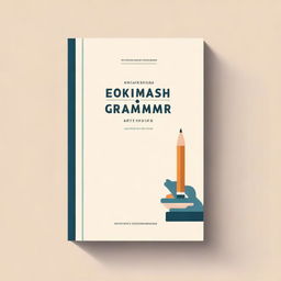 Create a professional and academic book cover titled 'Professional English Grammar'