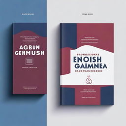 Create a book cover titled 'Professional English Grammar'