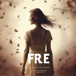 Create a book cover for a novel entitled 'Free'