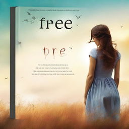 Create a book cover for a novel entitled 'Free'