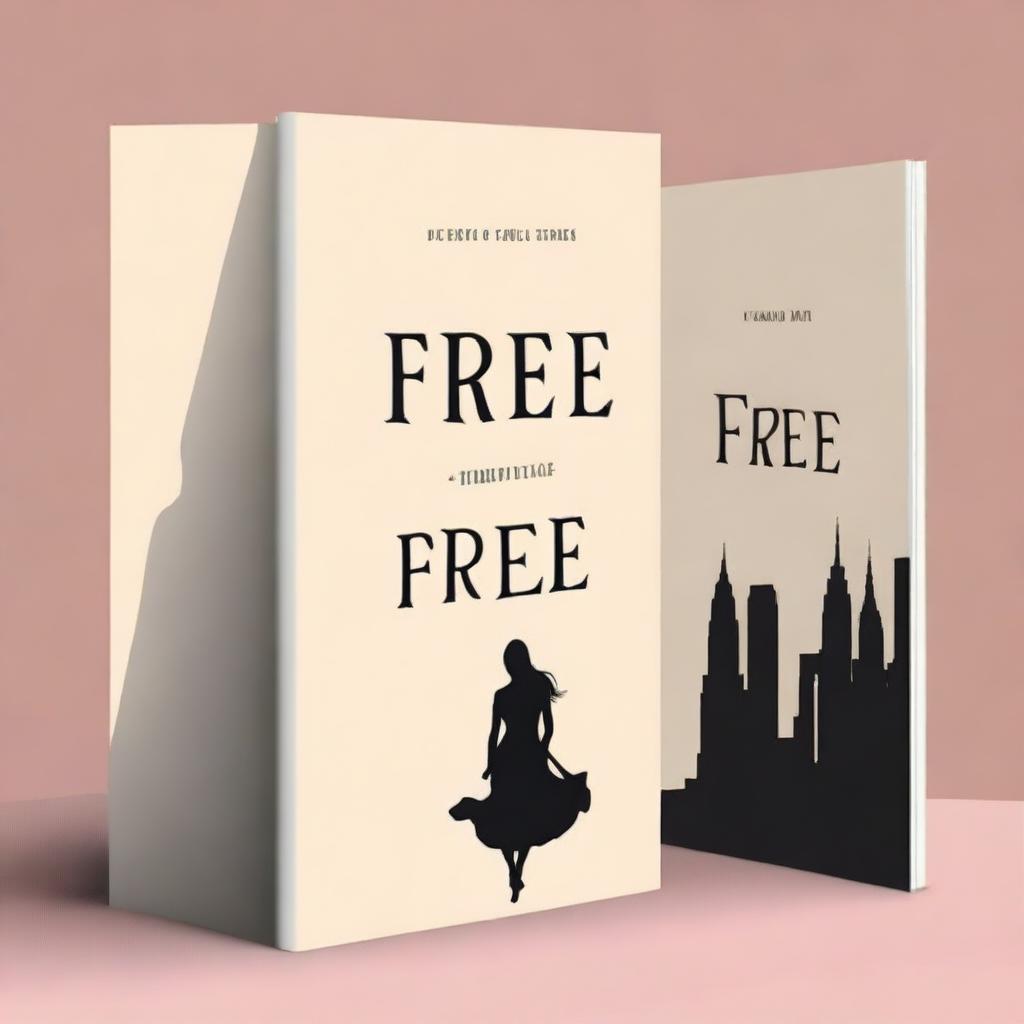 Design a book cover for a novel titled 'Free'