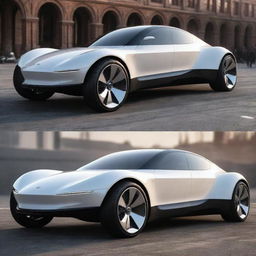 Teslapunk passenger vehicles showcasing designs inspired by Nikola Tesla's works, featuring electric powered machinery aesthetic combined with art-deco style and a futuristic perspective.