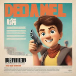 Create an animated movie poster with the title 'Deemer'