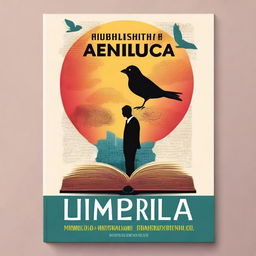 Crie uma imagem que represente uma capa de livro genérica, com espaço para título e nome do autor