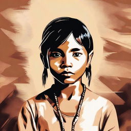 Create an image of a young indigenous boy.