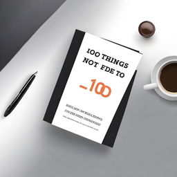 Create a sophisticated book cover for a self-help book titled '100 Things Not to Do to Be Successful'