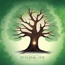 Generate a book cover with the title 'The Tree of Eternity'