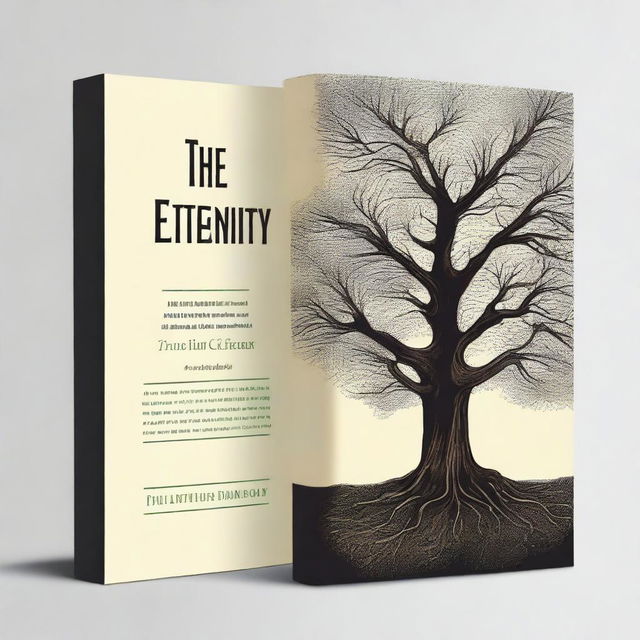 Generate a book cover with the title 'The Tree of Eternity'