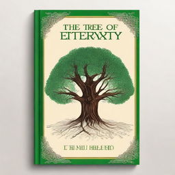 Generate a book cover with the title 'The Tree of Eternity'