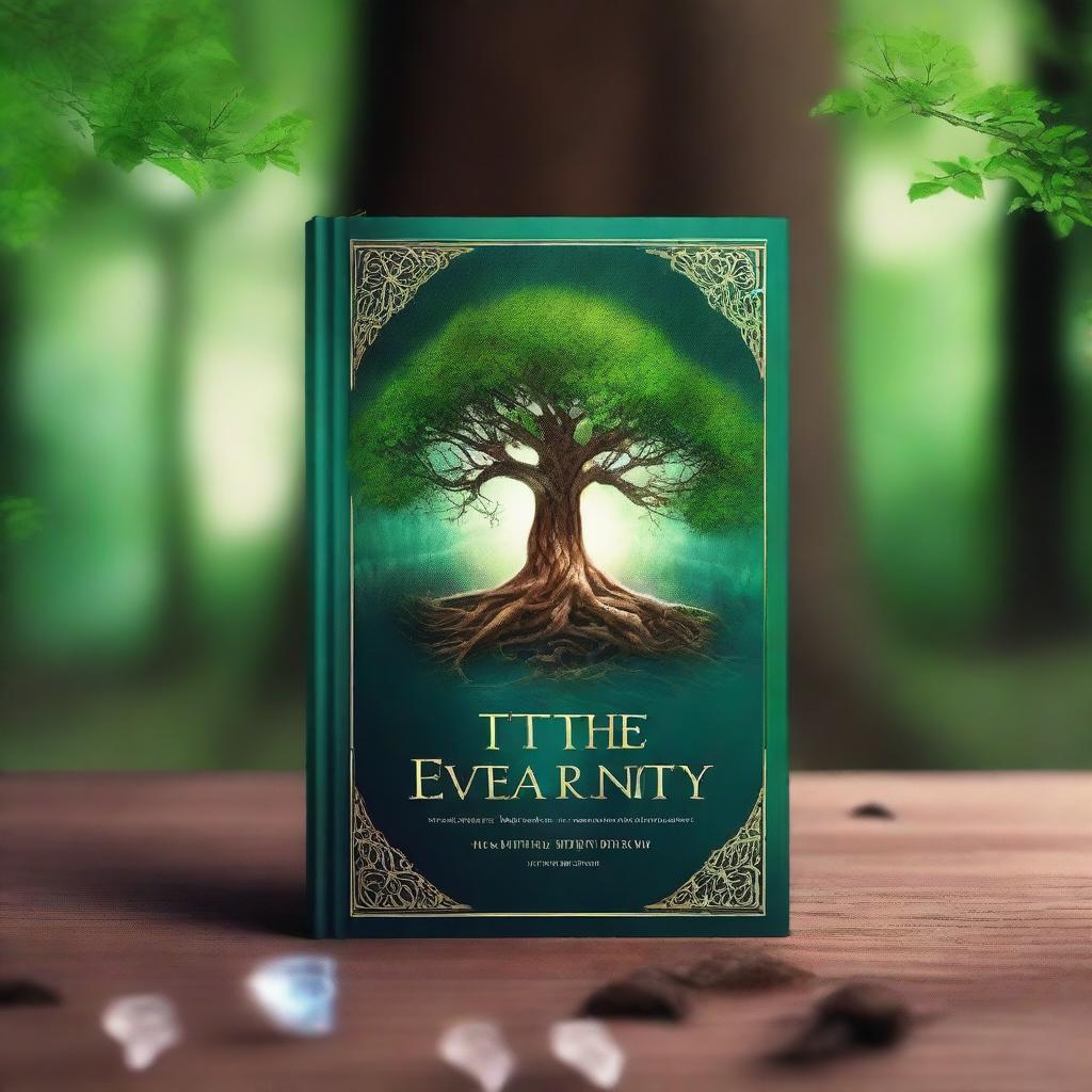 Generate a book cover with the title 'The Tree of Eternity'