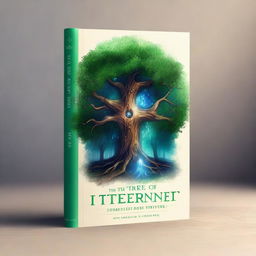 Generate a book cover with the title 'The Tree of Eternity'