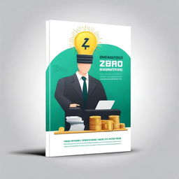 Create an e-book cover with the theme 'From Zero to Profit: Your Guide to Making Money Online'