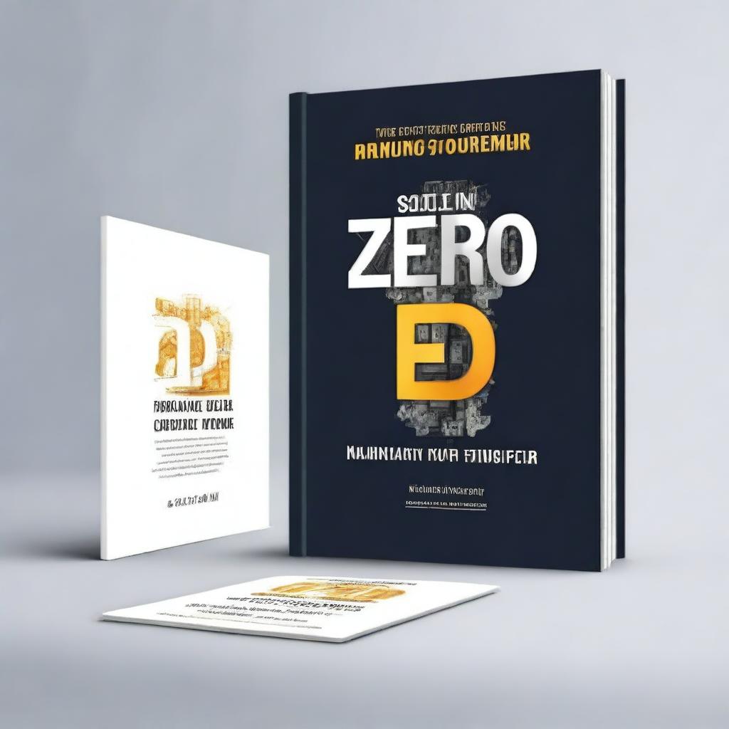 Create an e-book cover with the theme 'From Zero to Profit: Your Guide to Making Money Online'