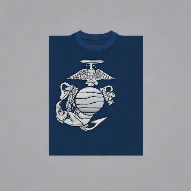 Create a design for a memorial t-shirt for the family of a marine veteran who was a husband, father, athlete, and friend