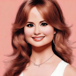 Generate a realistic image of Debby Ryan, the well-known American actress and singer.