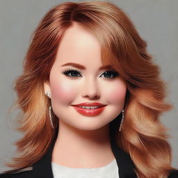 Generate a realistic image of Debby Ryan, the well-known American actress and singer.