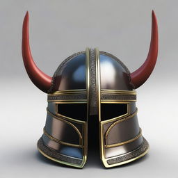 Generate an image of an old Norse open faced helm