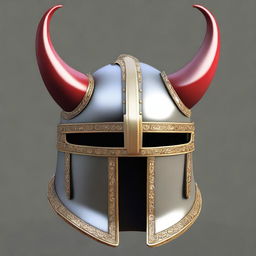 Generate an image of an old Norse open faced helm