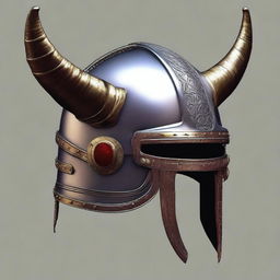 Generate an image of an old Norse open faced helm