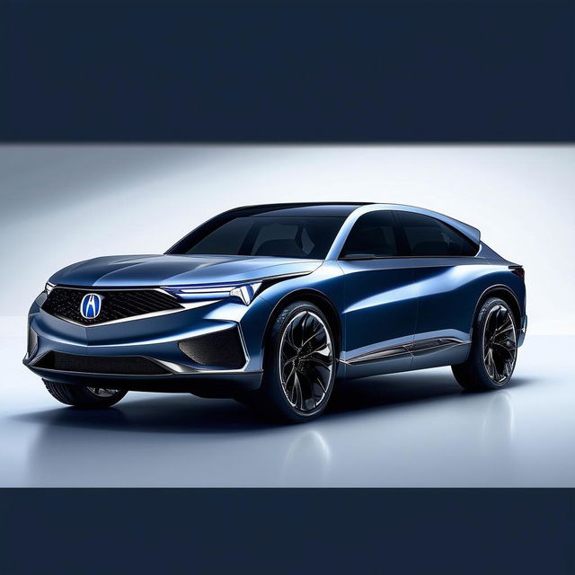 This concept describes a hypothetical SUV designed by Acura, maintaining the brand's signature elegance, performance, and luxury while adding the versatility and spaciousness of an SUV