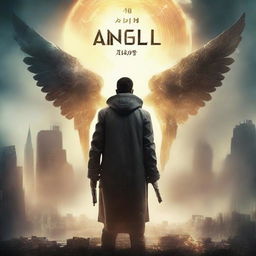 Create a book cover for the sci-fi dystopian novel 'The Frequency of Angels'