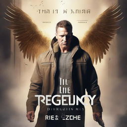 Create a book cover for the sci-fi dystopian novel 'The Frequency of Angels'