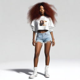 Generate an image of SZA, the American singer and songwriter